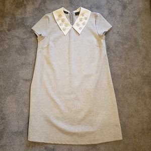 Gray Grey Dress Womens Size Small Color Detail